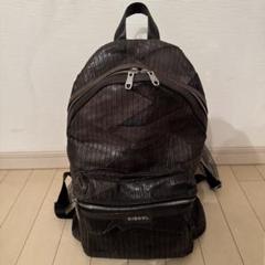 DIESEL ダークブラウン レザーリュック