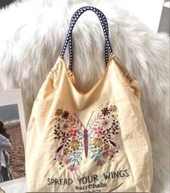 新品未使用　刺繍エコバック　Ｍサイズ