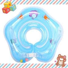 ブルー♡ベビー♡浮き輪♡首リング