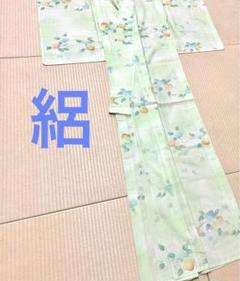 絽 夏虫色 洗える夏着物