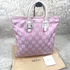 美品‼️LOEWE ロエベ　トートバッグ　ハンドバッグ　アナグラム　シルバー金具