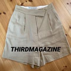 サードマガジン　THIRD MAGAZINE リネン混ショートパンツ　サイズ3
