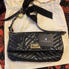 LANVIN キルティング　レザー　ハッピーバッグ LANVIN キルティング レザー ハッピーバッグ - メルカリ