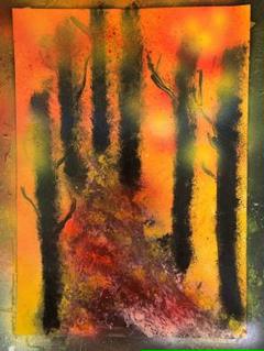 メルカリ スプレーアート 花 アート 写真 3 000 中古や未使用のフリマ