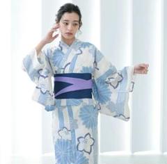 ◆新品浴衣　菊と桔梗