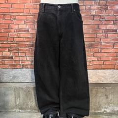 USA 古着 Levi's 550 ブラックデニムパンツ ストレート アメカジ