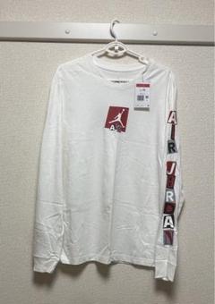 新品 未使用 エアジョーダン ホワイト 長袖シャツ