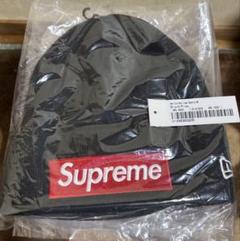 新品 正規品Supreme 22FW Box Logo Beanie ブラック