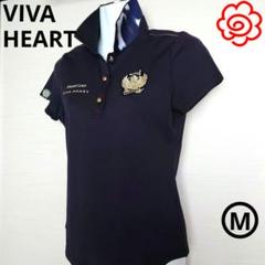 ゴルフ シャツ 半袖 黒 M〜S 【VIVA HEART DRESS CAMP】