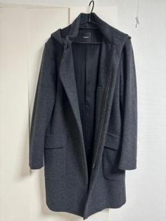 theory luxe グレー ウールコート フード付き SEVEN COATS | MEN（メンズ）｜Theory 公式通販サイト