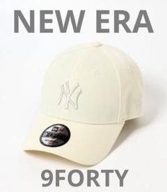 NEW ERA ニューエラ 9FORTY MLBキャップ ヤンキース　アイボリーのサムネイル