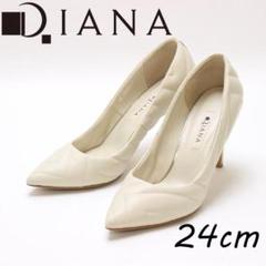 【超美品】DIANA ダイアナ　パンプス　24cm 箱付き 美品】DIANA ダイアナ デニム パンプス 24cm - メルカリ