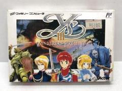 ファミコン イースIII ワンダラーズフロムイース レトロ ソフト 任天堂