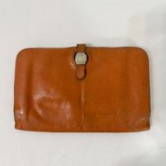 HERMES エルメス ドゴン 財布 オレンジ 刻印あり