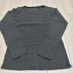 レディース トップス カットソー インナー Tシャツ シンプル グレー 裏起毛