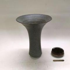 清水焼 延美作 剣山付 池坊好み 池坊花器 - メルカリ