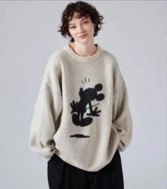 ONCILYディズニーシルエットモチーフニット