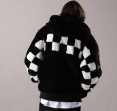 ※なぽさん専用※Danke Schon. ダンケシェーンチェッカーファーブルゾン 中古・古着通販】DANKE SCHON (ダンケ シェーン) ファーブルゾン