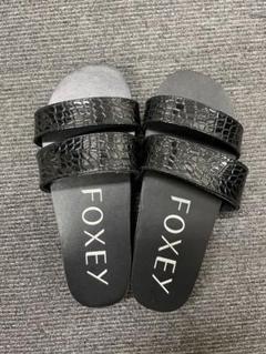 FOXEY⭐︎ウェッジソールミュールサンダル36