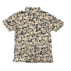 Champion カモ 半袖ポロシャツ