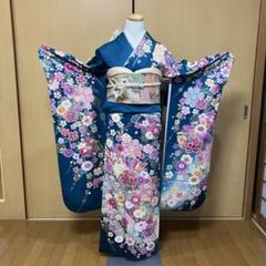 豪華正絹振袖フルセット 身丈167 蘇芳 袋帯 帯揚げ 帯締め 重ね衿 豪華正絹振袖フルセット 身丈167 蘇芳 袋帯 帯揚げ 帯締め 重ね衿