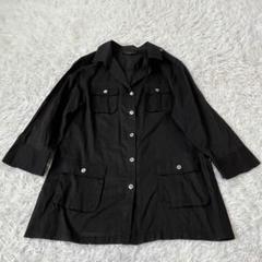 23区　46 オーバーサイズ　サファリ　シーア　シャツ　大きめ