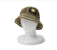 newera クロシェ ニットバケット  ブラック/ウォルナット/オリーブ NEW ERA クロシェ ニットバケット Croche ブラック/ウォルナット