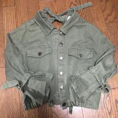 ミニタリージャケット♡カーキ