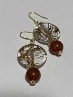 ハンドメイド　ピアス　No.175