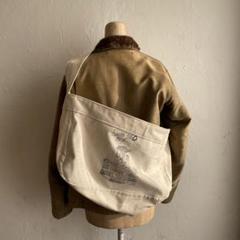 希少】フランス軍 リネン ニュースペーパーバッグ ビンテージ