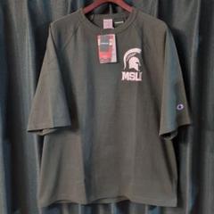 チャンピオン T1011 ミシガン ラグラン 1/2 T シャツ L カレッジ Champion チャンピオン T1011 アメリカ製 半袖 Tシャツ UCLA