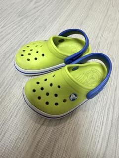 お値下げ！crocs イエロー ブルー サンダル