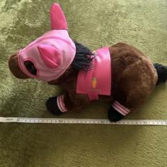 【激レア？】ハルウララ ぬいぐるみ ハルウララ(小)キーホルダー付 激レア？】ハルウララ ぬいぐるみ ハルウララ(小)キーホルダー付
