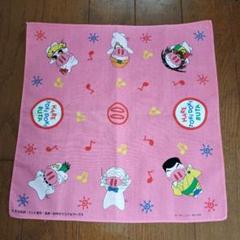 はれときどきぶた ハンカチ ピンク 矢玉四郎 昭和レトロ