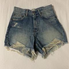 ungrid ダメージデニムショートパンツ