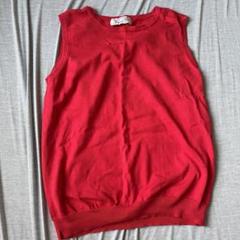 ru-ko 様vest red summer knitのサムネイル