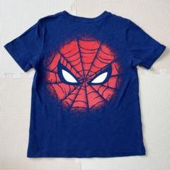 GAP キッズL 140 スパイダーマン 半袖 Tシャツ ネイビー