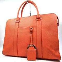 美品希少色 BVLGARI ビジネスバッグ ブルガリマン 極上サフィアーノ