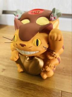 トトロ　めでたいお飾り招きネコバス ジブリ グッズ となりのトトロ まねきねこ風 めでたいお飾り