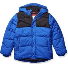⭐️パファージャケット フード付き 厚手 ベビー 幼児 ボーイズ 130cm 青