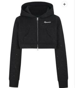 andwang Kirakira slim zip ブラック 002(M) andwang Kirakira slim zip ブラック 002(M)