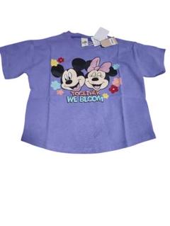 ディズニー ミッキー ミニー Tシャツ 110cm 紫