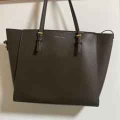 CHARLES & KEITH ダークブラウン ビジネスバッグ オンラインファッション - CHARLES & KEITH ダークブラウン