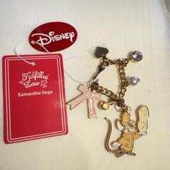 サマンサタバサ Disney ピート モノクロ バッグチャーム 稀少レア