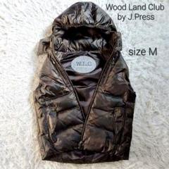 [美品]Wood Land Club by J.Press　ダウンベスト　迷彩柄 美品]Wood Land Club by J.Pressダウンベスト迷彩柄