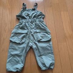 BREEZE サロペット 80cm カーキ色　2way