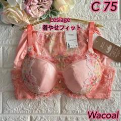 F70 Lesiageサイドすっきり レシアージュ　ブラジャー　ショーツセット Wacoal レシアージュ 脇すっきり着やせブラF70上下セット