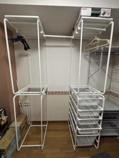 【引き取り限定】IKEA ALGOT ラック棚　シェルフ