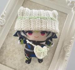 〖ホワイト×グリーン〗 にじぱぺっと ネコ耳 ニット帽 ぬい服 にじぱぺ