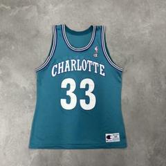 90s Champion NBA HORNETS ユニフォーム ゲームシャツ